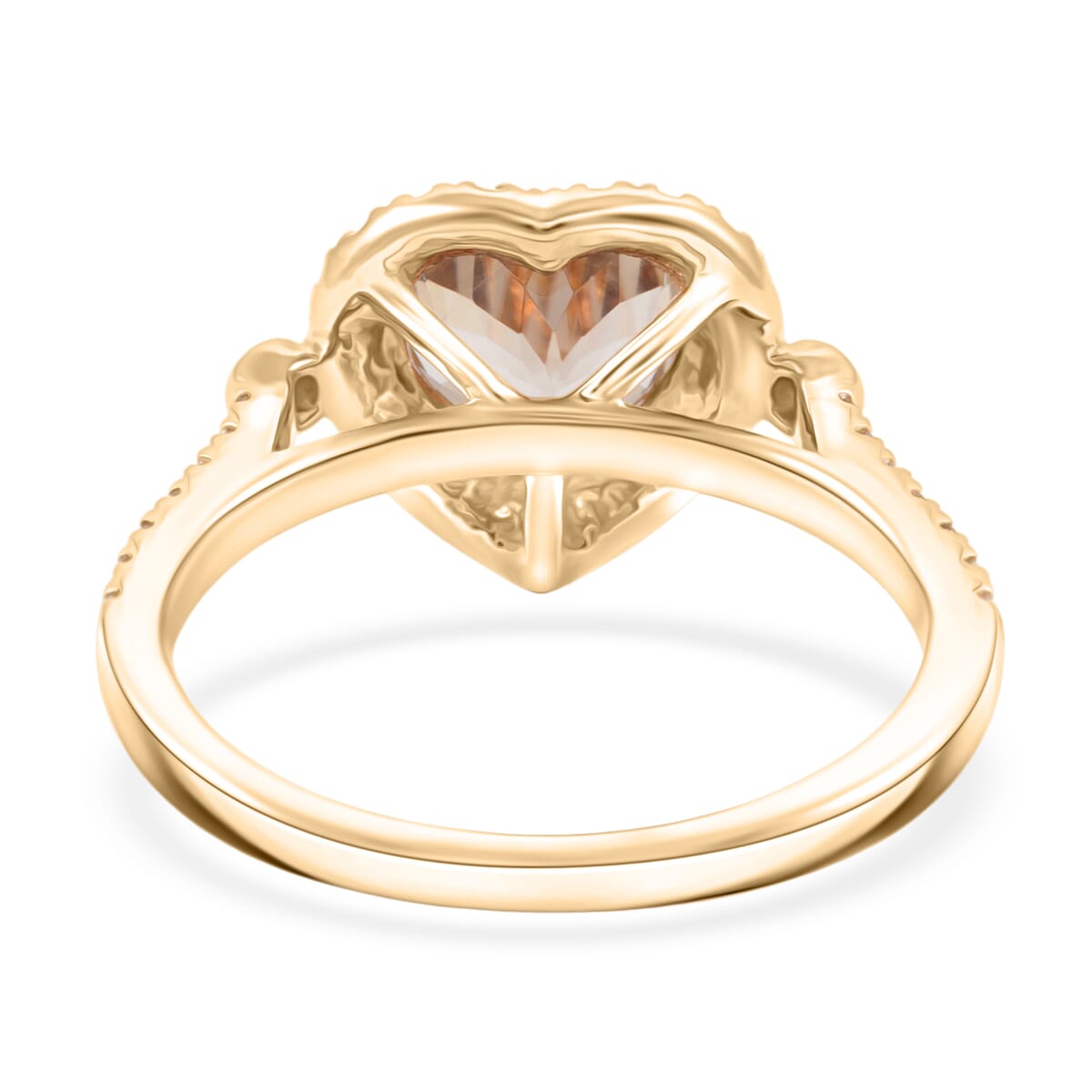 Luxoro AAA Turkizite and G-H I2 Diamond 2.68 ctw Ring in 10K Yellow Gold (Size 9.0) image number 4