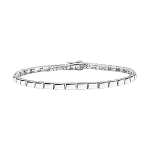 Rhapsody 950 Platinum Bar Link Bracelet (6.50 In) (9.25 g)