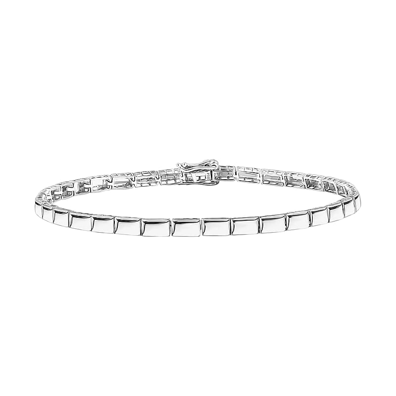 Rhapsody Bar Link Bracelet in 950 Platinum (6.50 In) 9.25 Grams