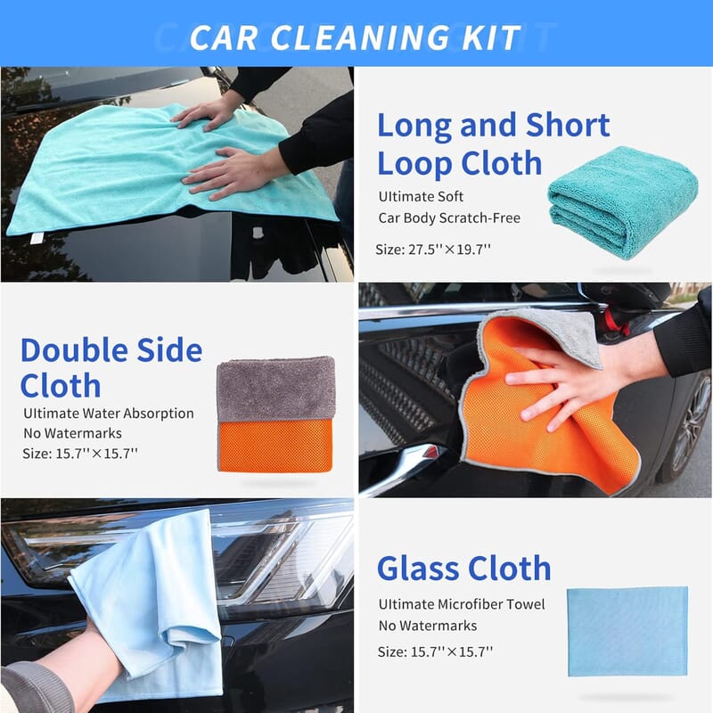 10-Pieces Cleaning Kit with Storage Box