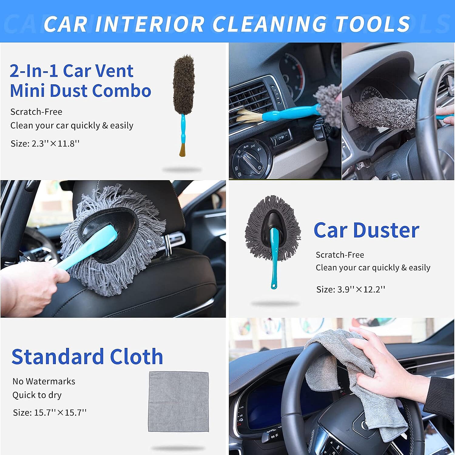 10-Pieces Cleaning Kit with Storage Box