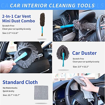 10-Pieces Cleaning Kit with Storage Box