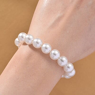 White Shell Pearl / 7.5 Inches - Product card gallery slide 2 (10178165473593)