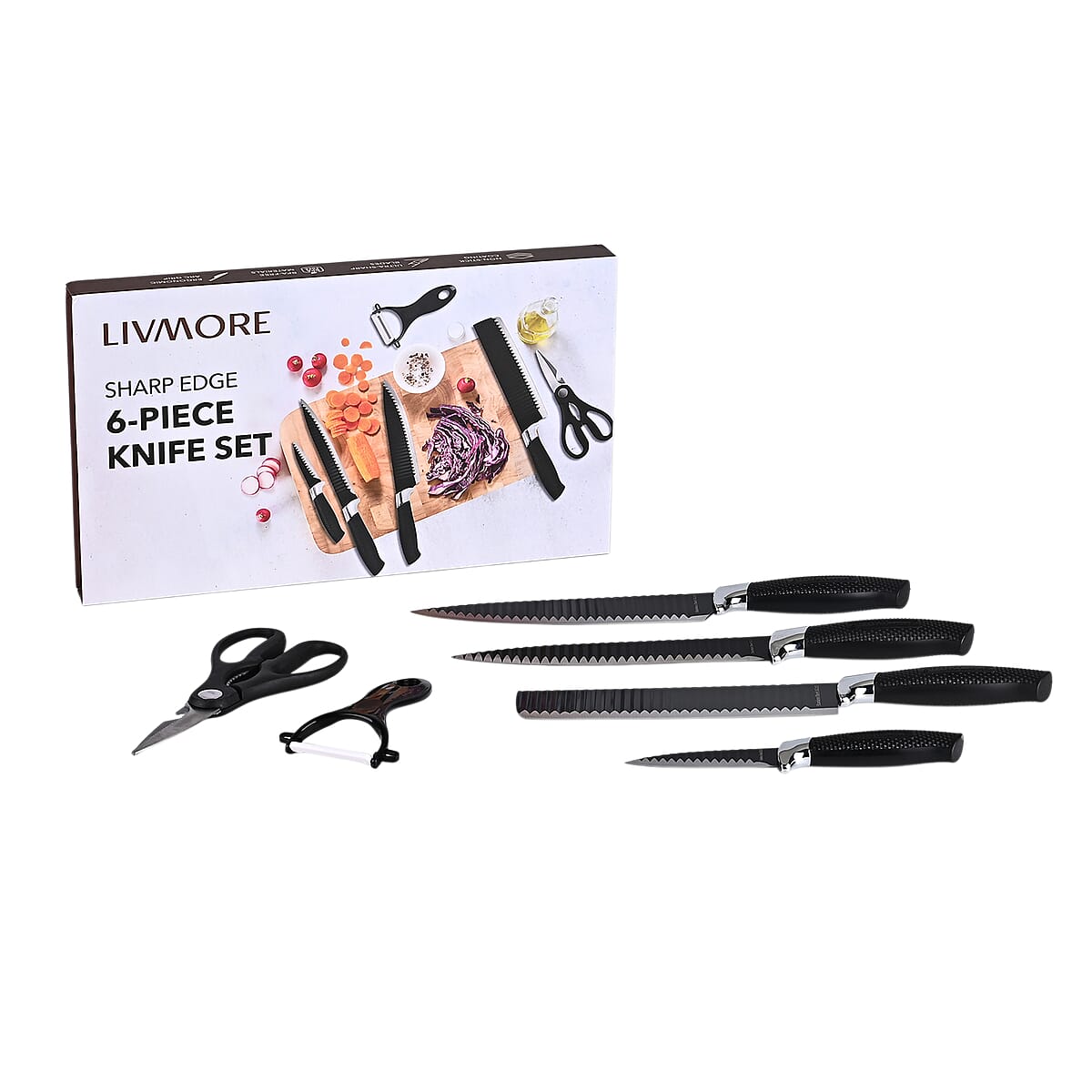 6-Piece Kitchen Knife Set image number 0
