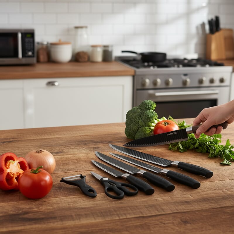 6-Piece Kitchen Knife Set