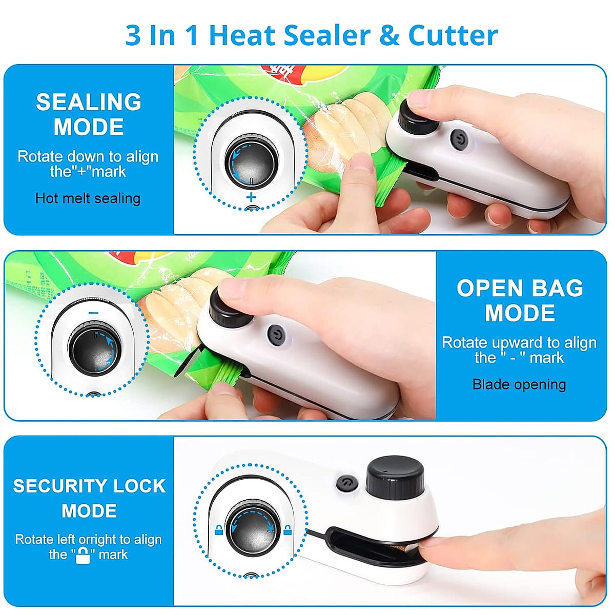 Multi-functional 800mAh Battery Mini Sealer image number 3