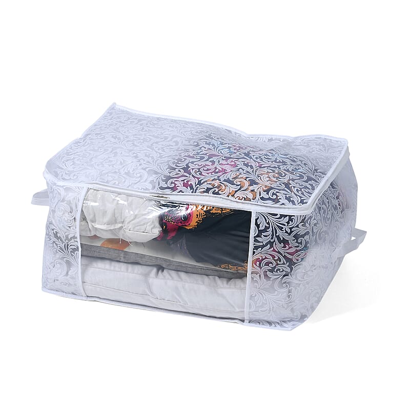 Livmore Set of 5 White Non-Woven Storage Bag