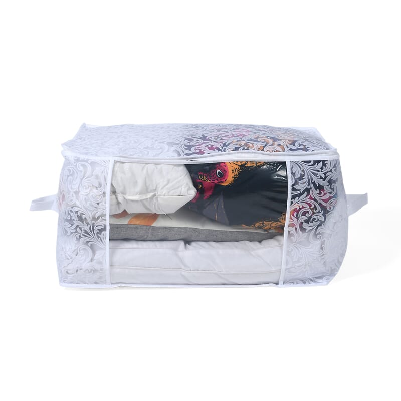 Livmore Set of 5 White Non-Woven Storage Bag