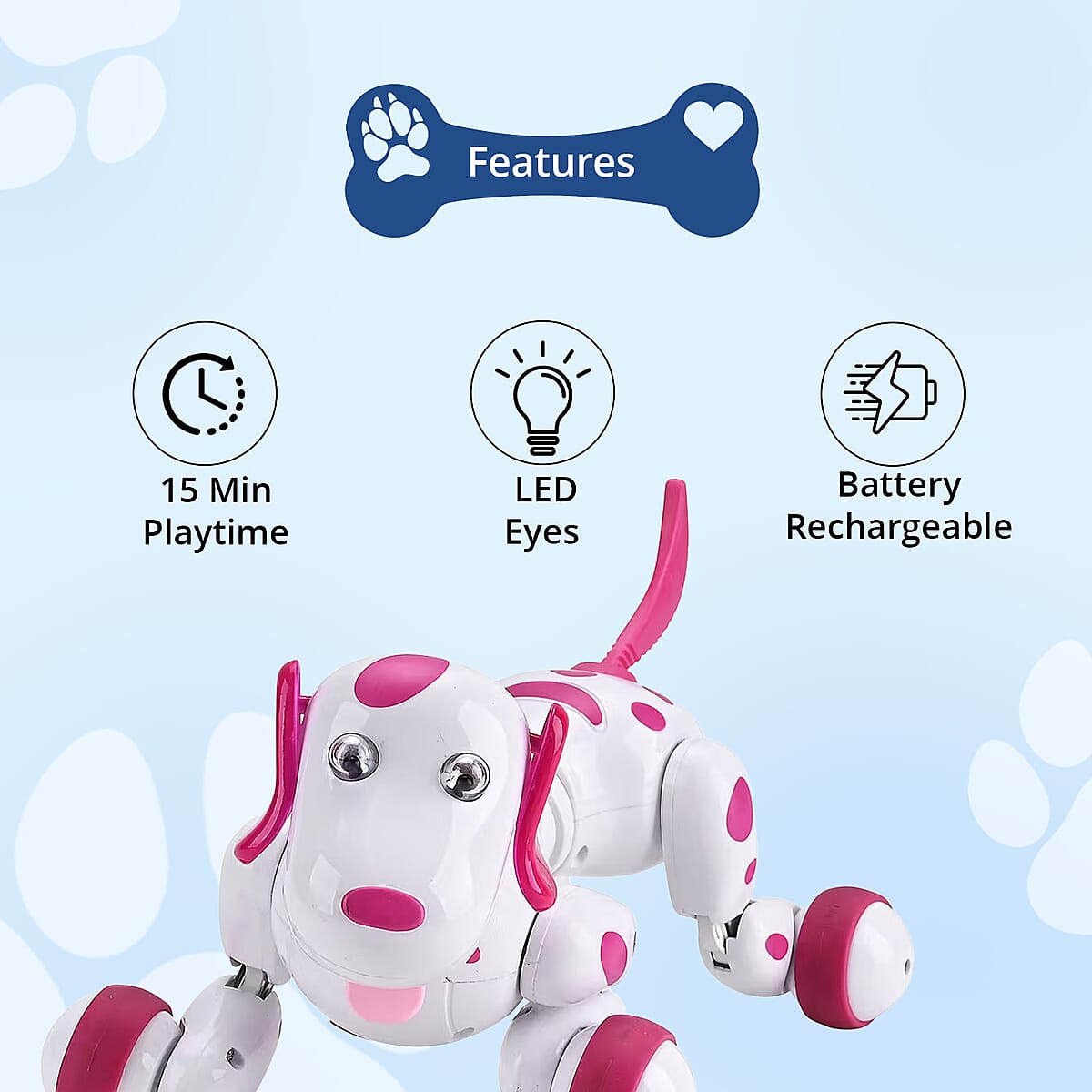 Livmore Pink 2.4G Smart Remote Control Dog Toy image number 3