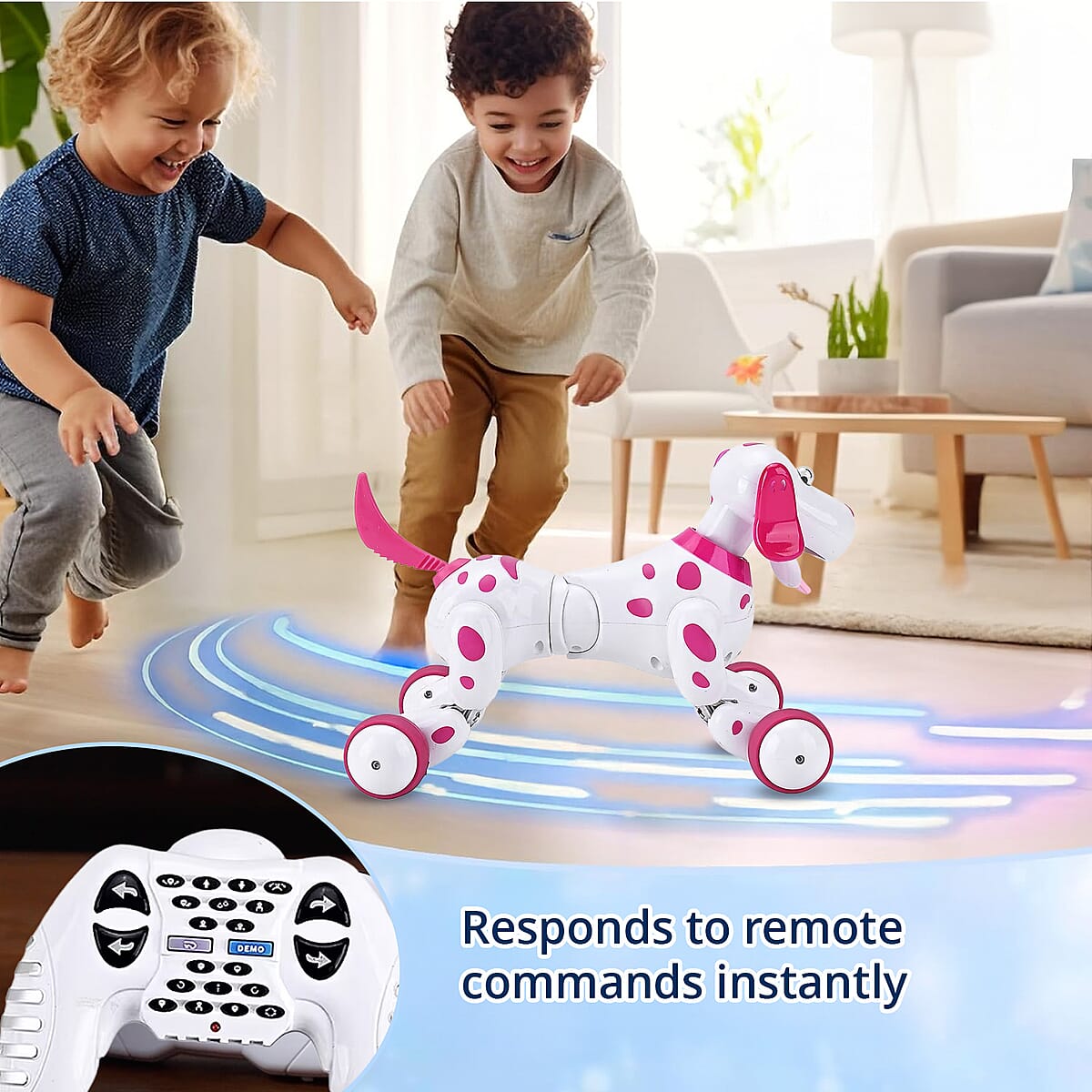 Livmore Pink 2.4G Smart Remote Control Dog Toy image number 5