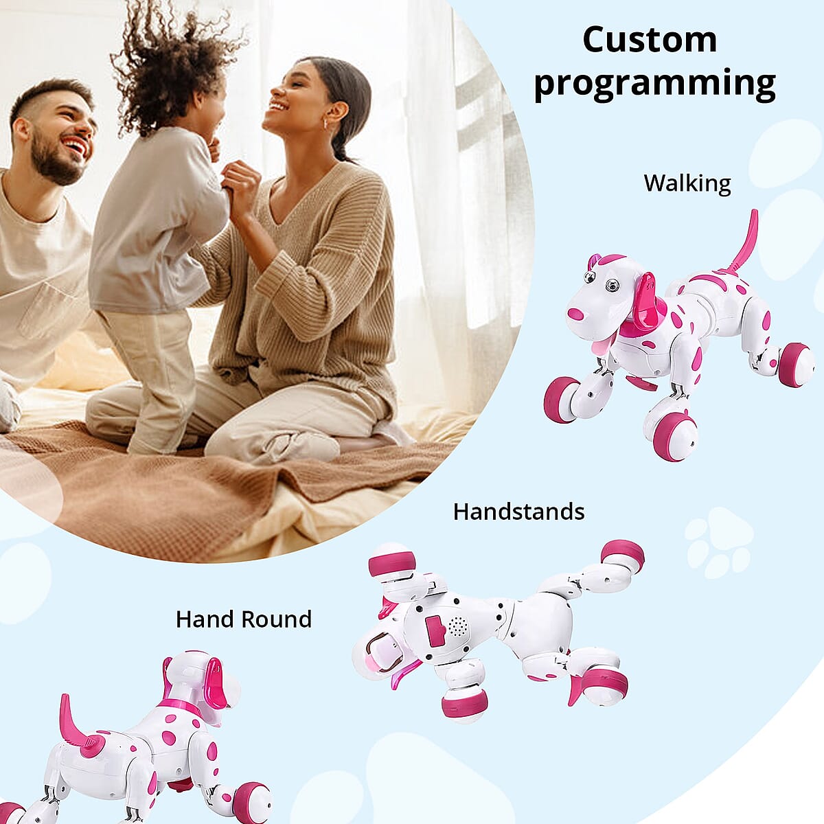 Livmore Pink 2.4G Smart Remote Control Dog Toy image number 6