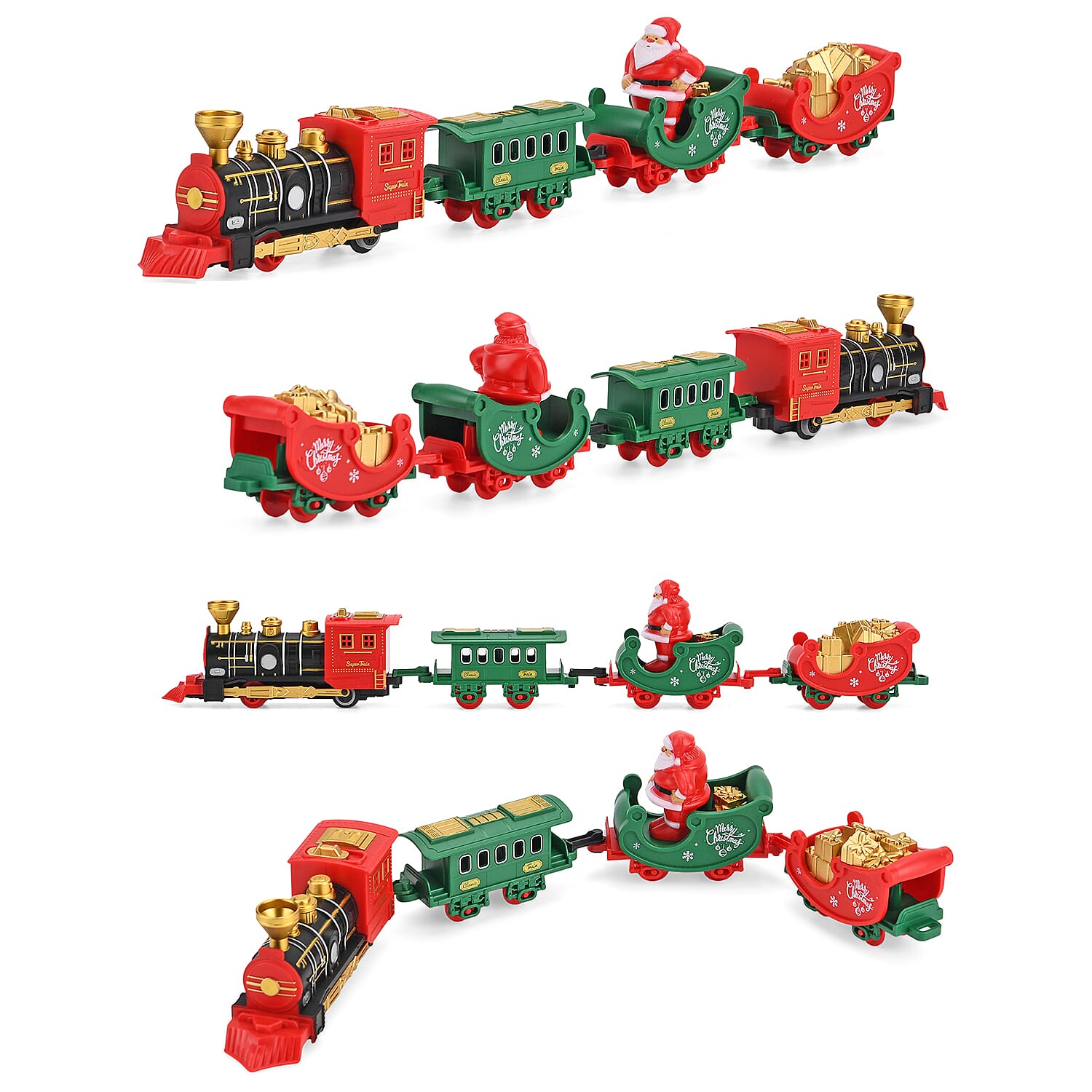 Livmore Christmas Edition Track Train Set Toy