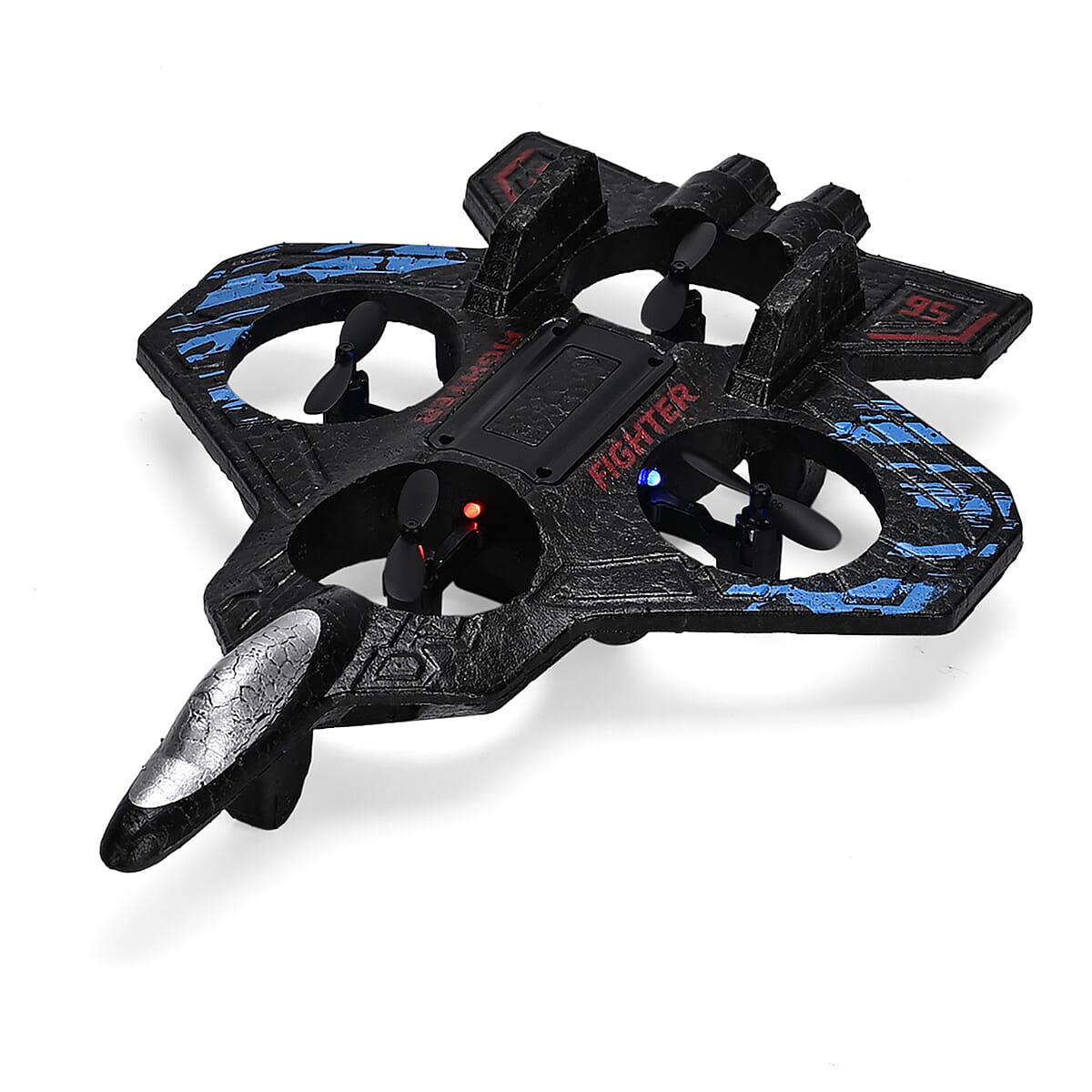 Blue Remote Control Foam Airplane Toy image number 3