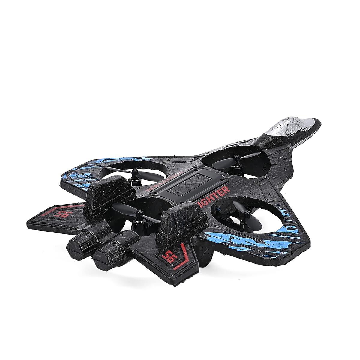 Blue Remote Control Foam Airplane Toy image number 4