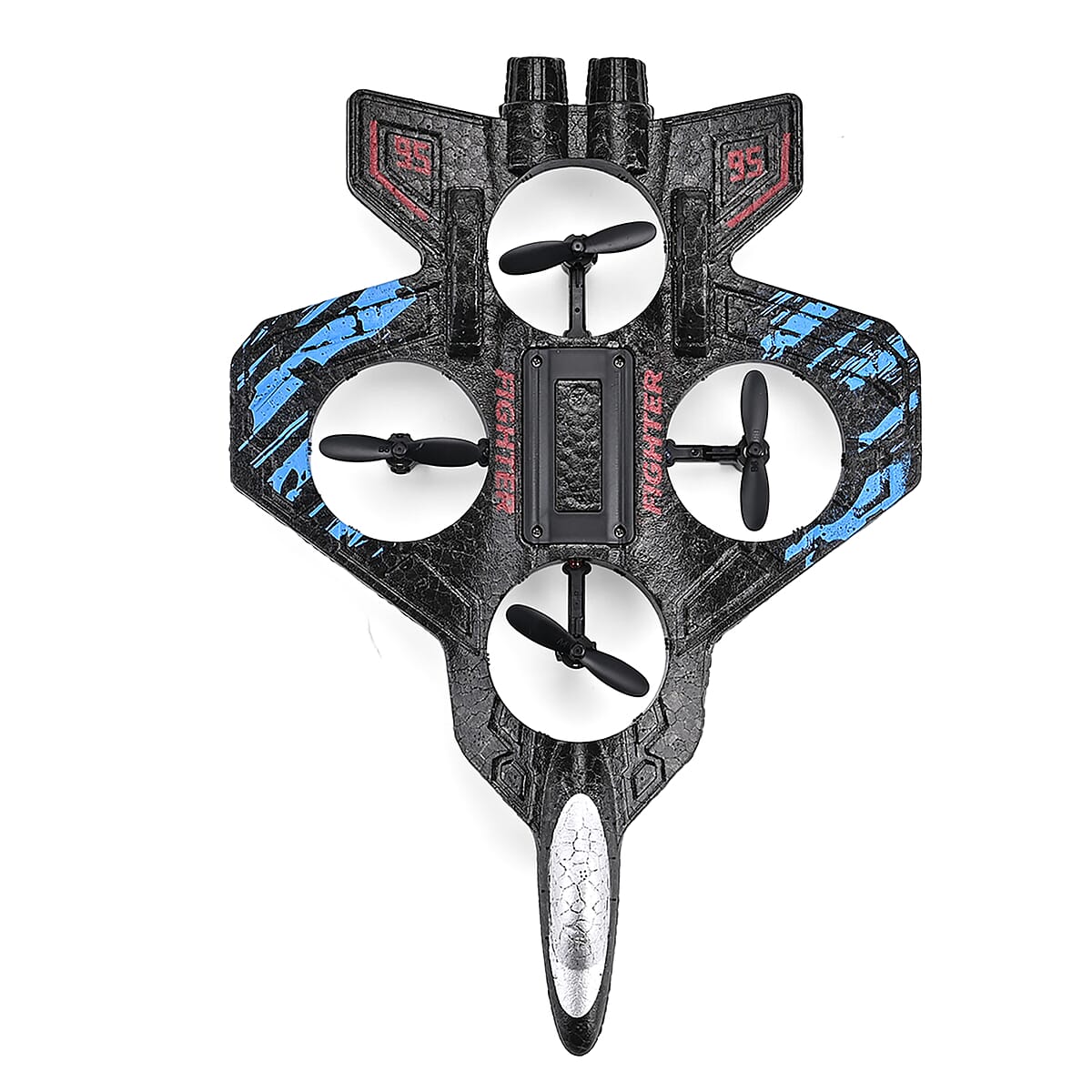 Blue Remote Control Foam Airplane Toy image number 5