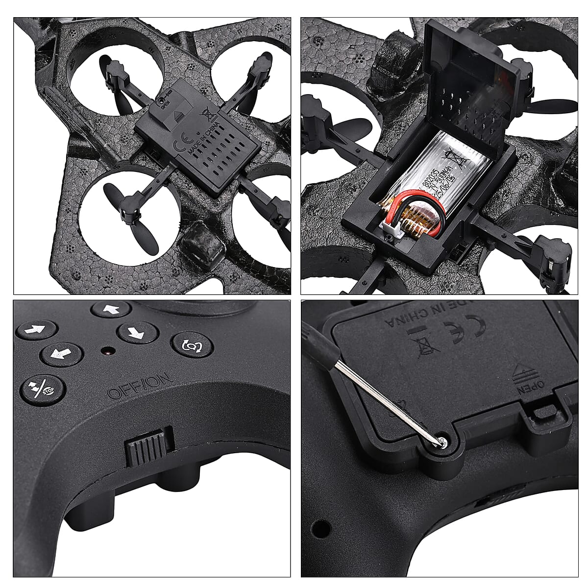 Blue Remote Control Foam Airplane Toy image number 8