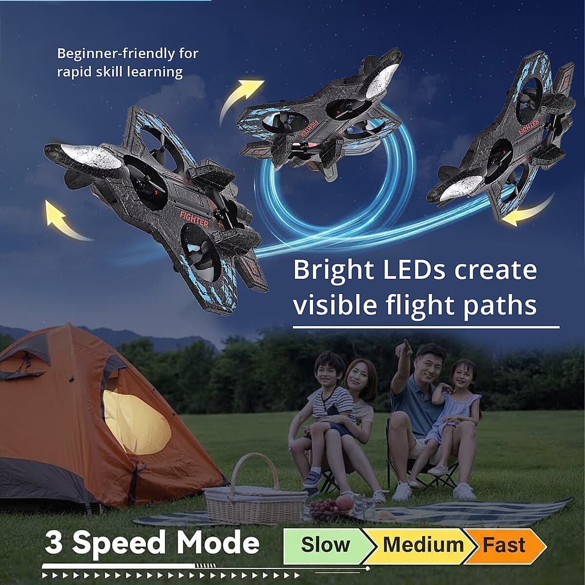 Red Remote Control Foam Airplane Toy image number 2