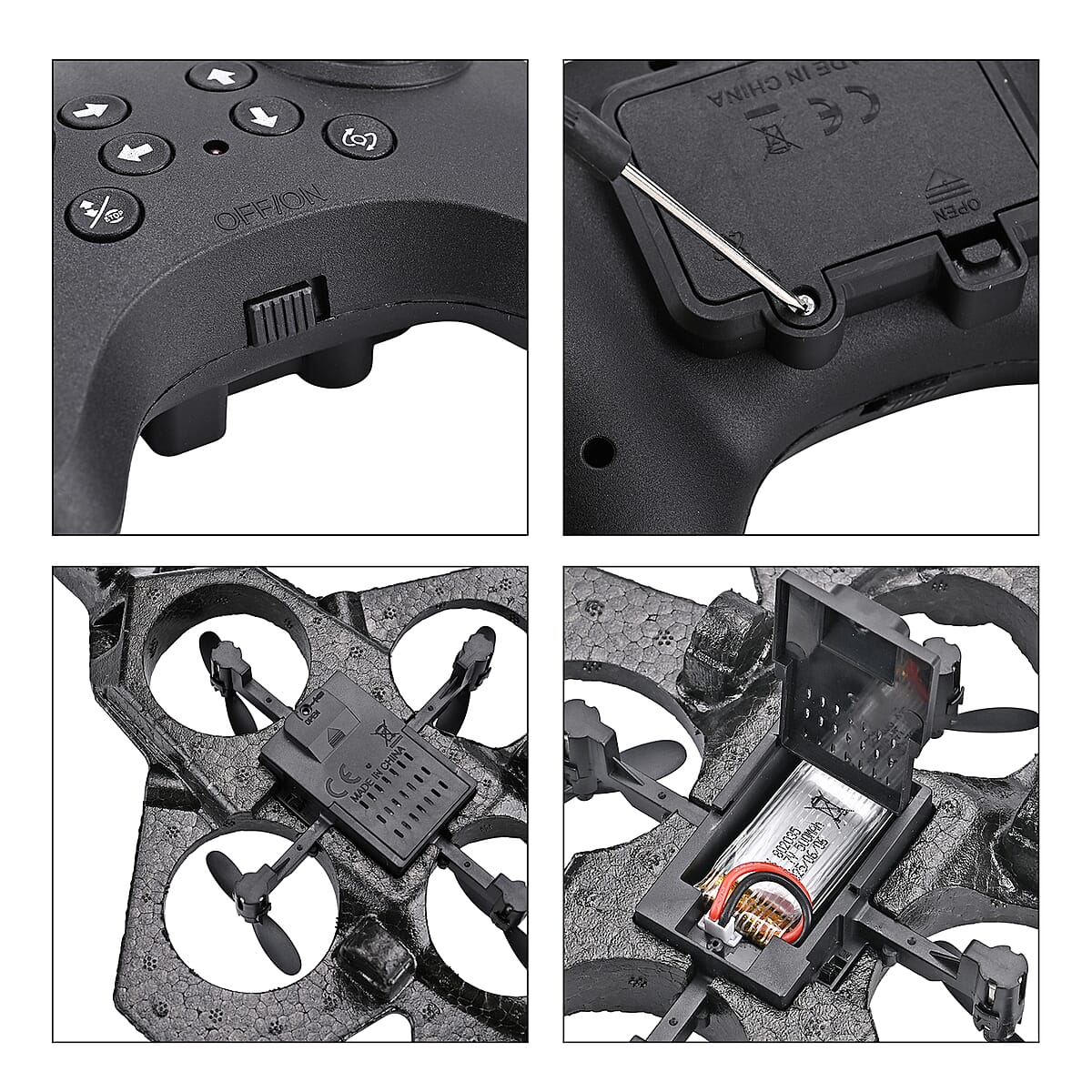 Red Remote Control Foam Airplane Toy image number 8