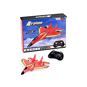 Livmore Red Remote Control Foam RC Airplane Toy