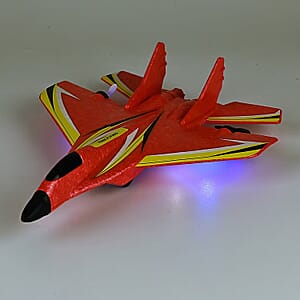 Livmore Red Remote Control Foam RC Airplane Toy