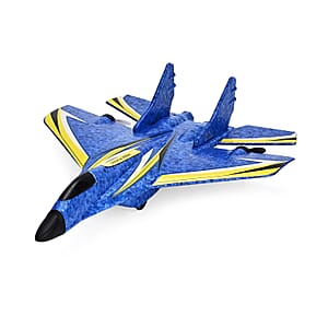 Livmore Blue Remote Control Foam RC Airplane Toy