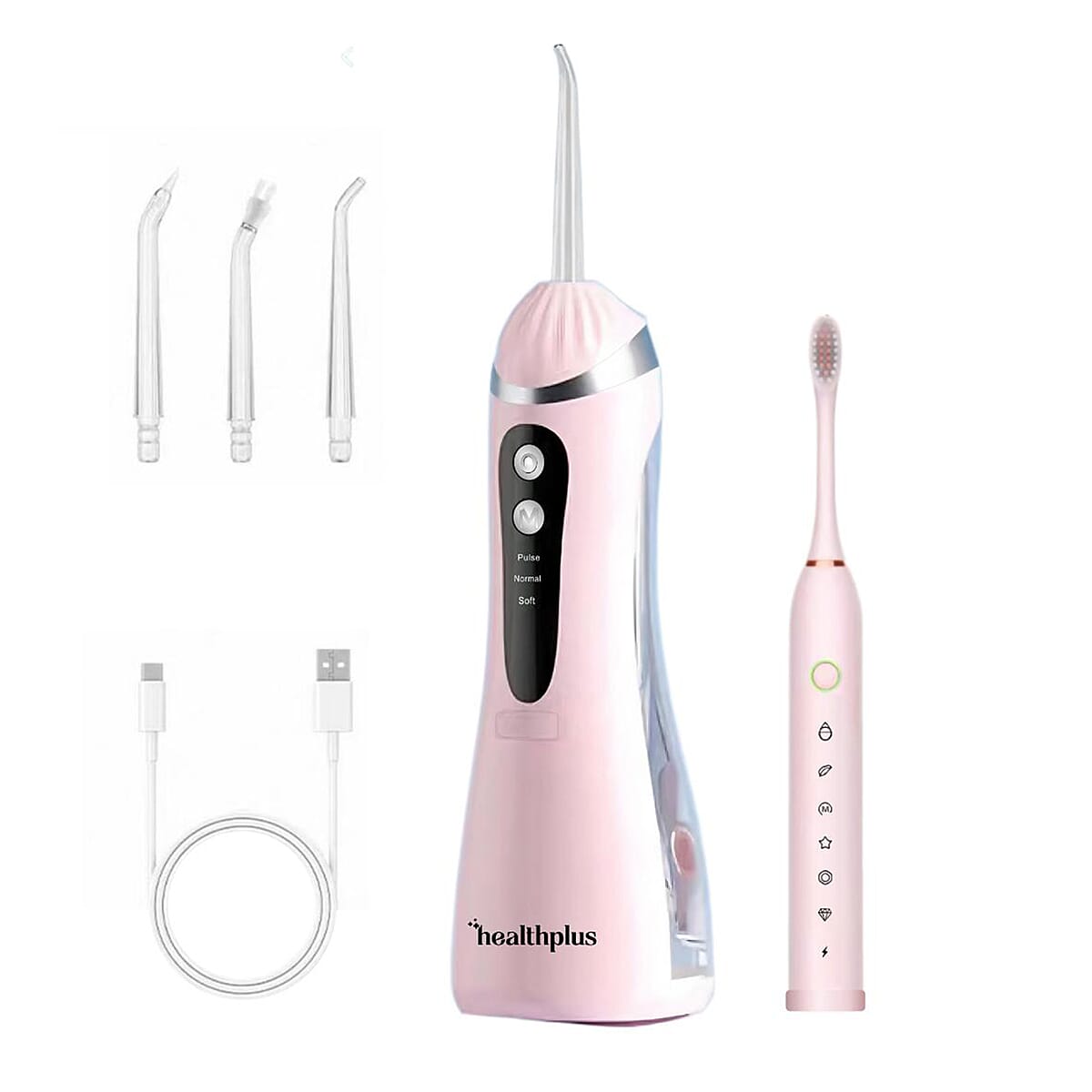 Electric Toothbrush and Water Flosser – Pink image number 0