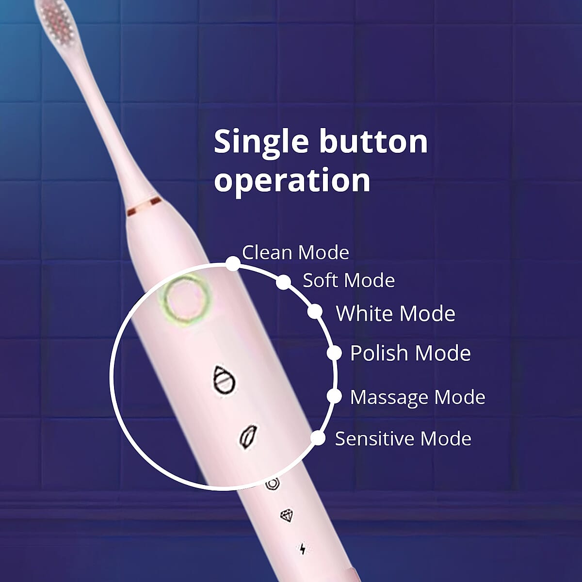 Closeout Electric Toothbrush and Water Flosser &ndash; Pink image number 4
