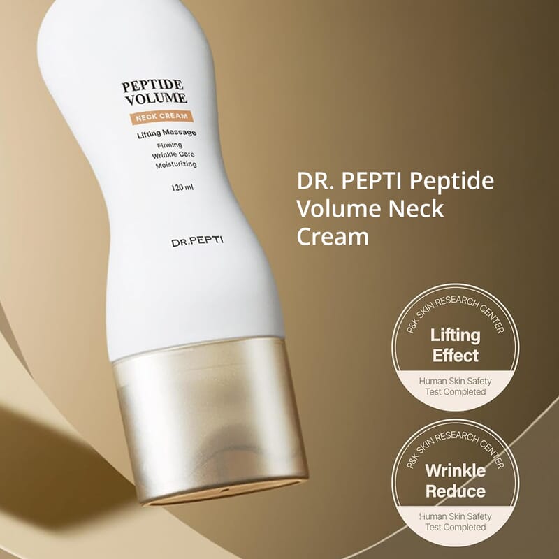 DR. PEPTI Peptide Volume Neck Cream Lifting Massage (4.05oz) Made in Korea