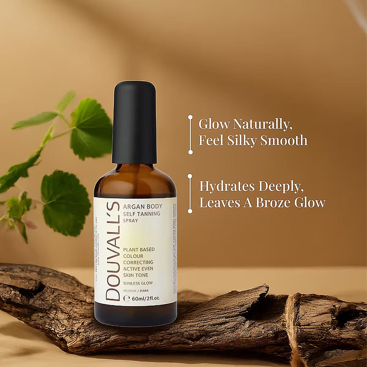 Douvall&rsquo;s Argan Body Self Tanning Spray (2oz) Medium/Dark image number 4