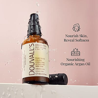 Douvallâ€™s Argan Body Self Tanning Spray (2oz) Medium/Dark