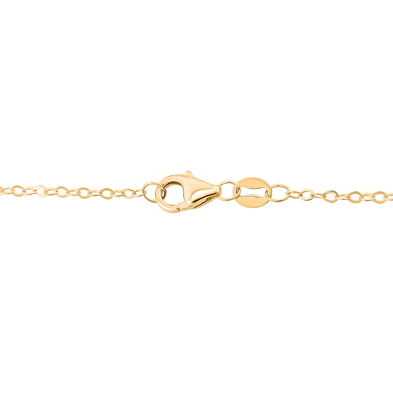 10K Yellow Gold Lucky Charms Necklace (18-20 Inches) (1.5 g)