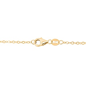 10K Yellow Gold Lucky Charms Necklace (18-20 Inches) (1.5 g)