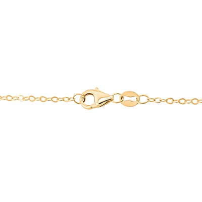 10K Yellow Gold Lucky Charms Necklace (18-20 Inches) (1.5 g)