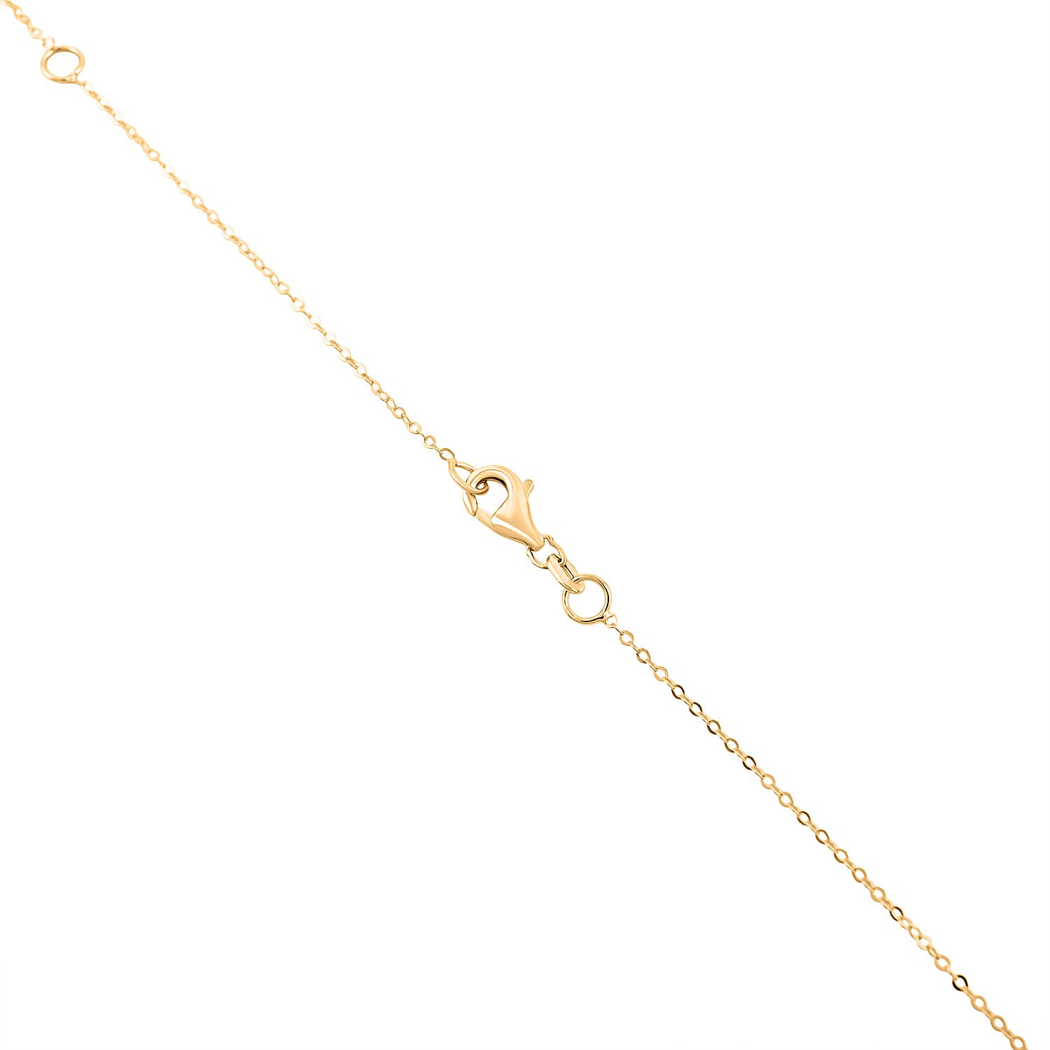 Italian Horn Pendant Necklace in 10K Yellow Gold 1.39 Grams 18-20 Inches