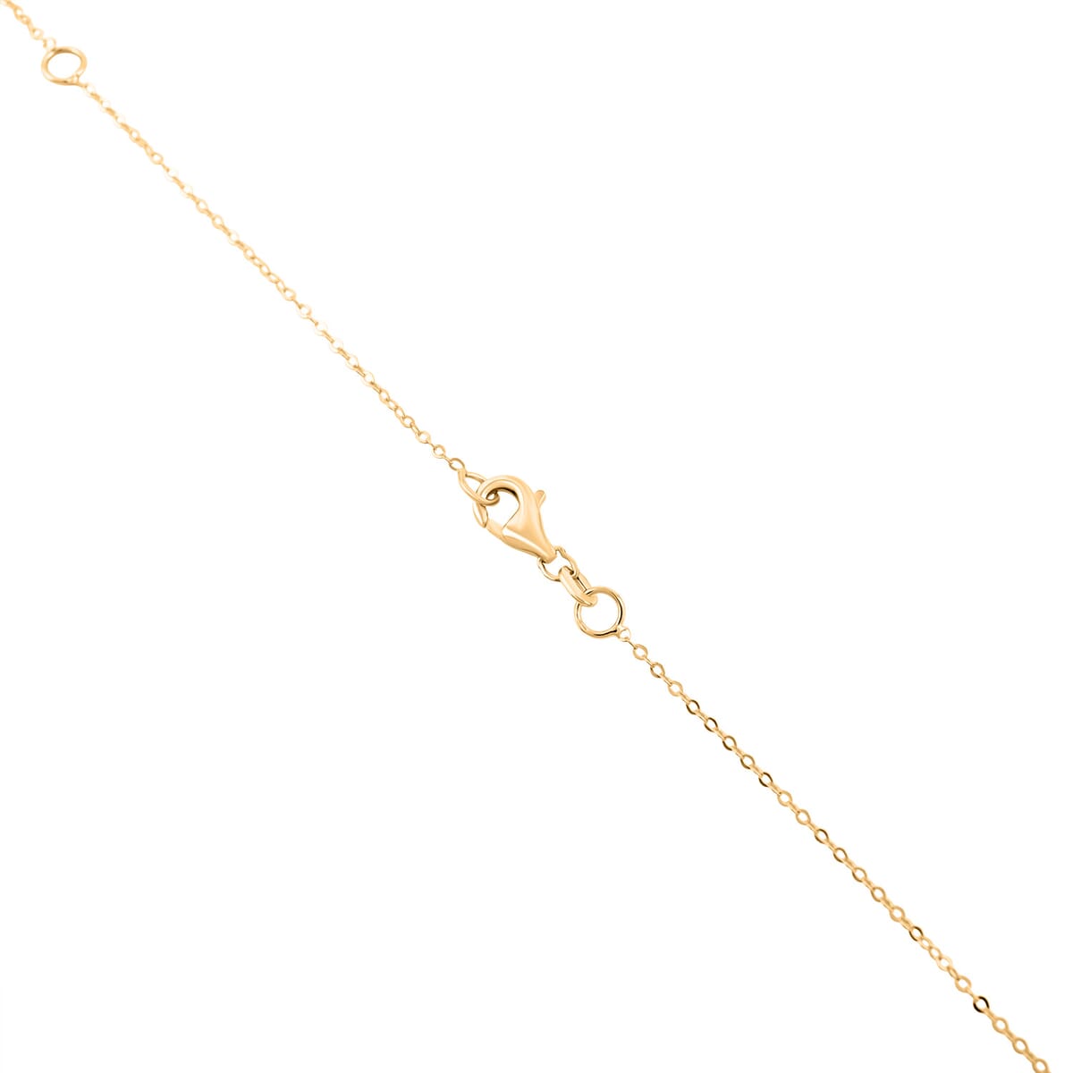 Italian 10K Yellow Gold Horn Necklace (18-20 Inches) (1.39 g) image number 4