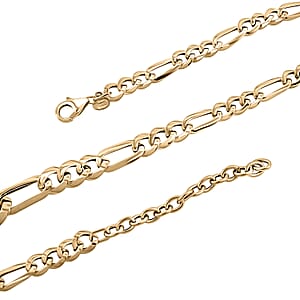 Italian Ponte Vecchio Grumetta Chain Necklace in 10K Yellow Gold 5.90 Grams 18-20 Inches