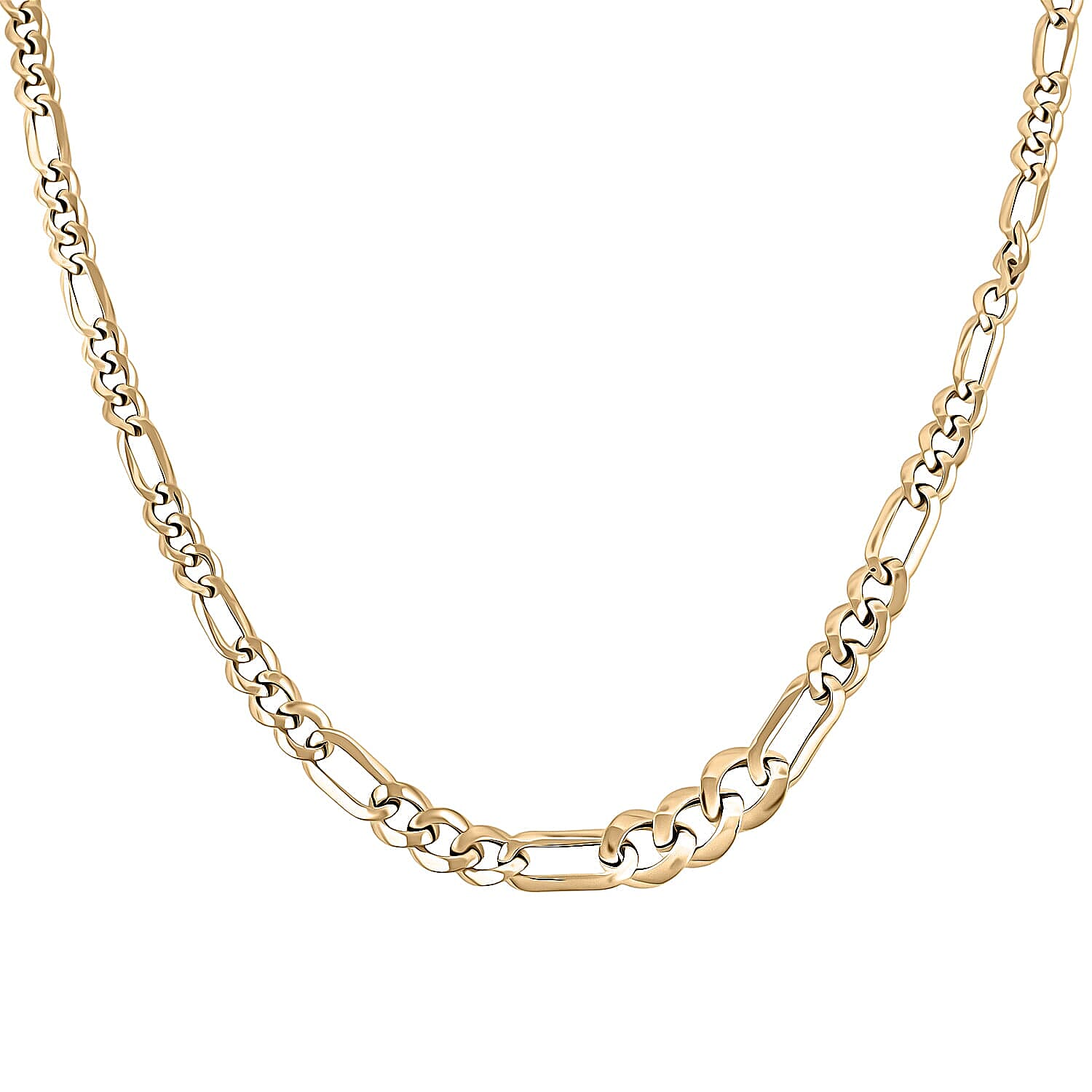 Italian Ponte Vecchio Grumetta Chain Necklace in 10K Yellow Gold 5.90 Grams 18-20 Inches