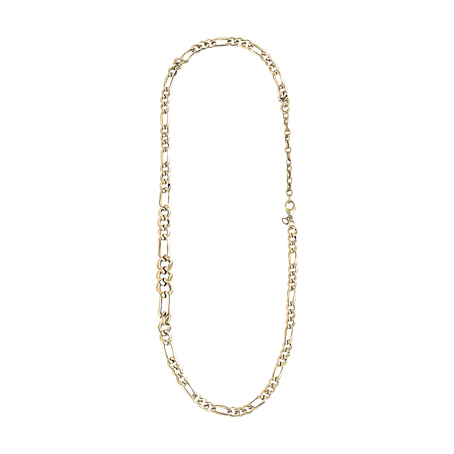 Italian Ponte Vecchio Grumetta Chain Necklace in 10K Yellow Gold 5.90 Grams 18-20 Inches