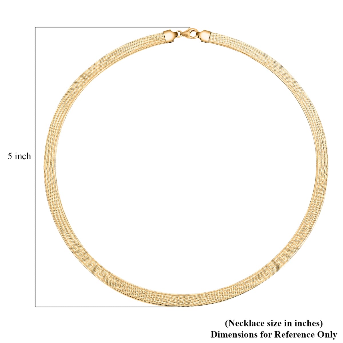 Italian 10K Yellow Gold Necklace (18 Inches)(4 g) image number 4