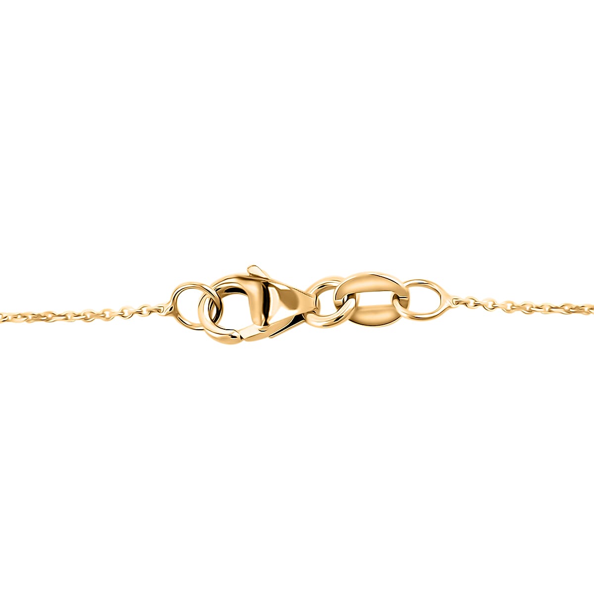 10K Yellow Gold Diamond-Cut Heart Beads Necklace (20 Inches) (1.57 g)
