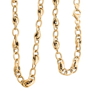 Embrace Link Chain Necklace in 10K Yellow Gold 6.85 Grams 20 Inches