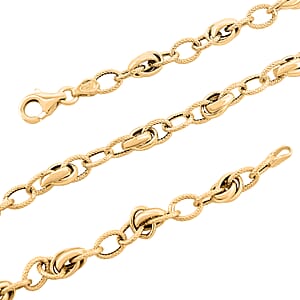 Embrace Link Chain Necklace in 10K Yellow Gold 6.85 Grams 20 Inches