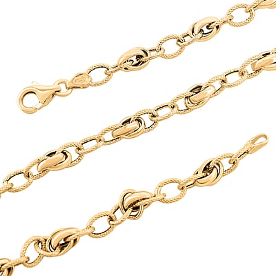 Embrace Link Chain Necklace in 10K Yellow Gold 6.85 Grams 20 Inches