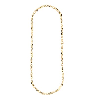 Embrace Link Chain Necklace in 10K Yellow Gold 6.85 Grams 20 Inches