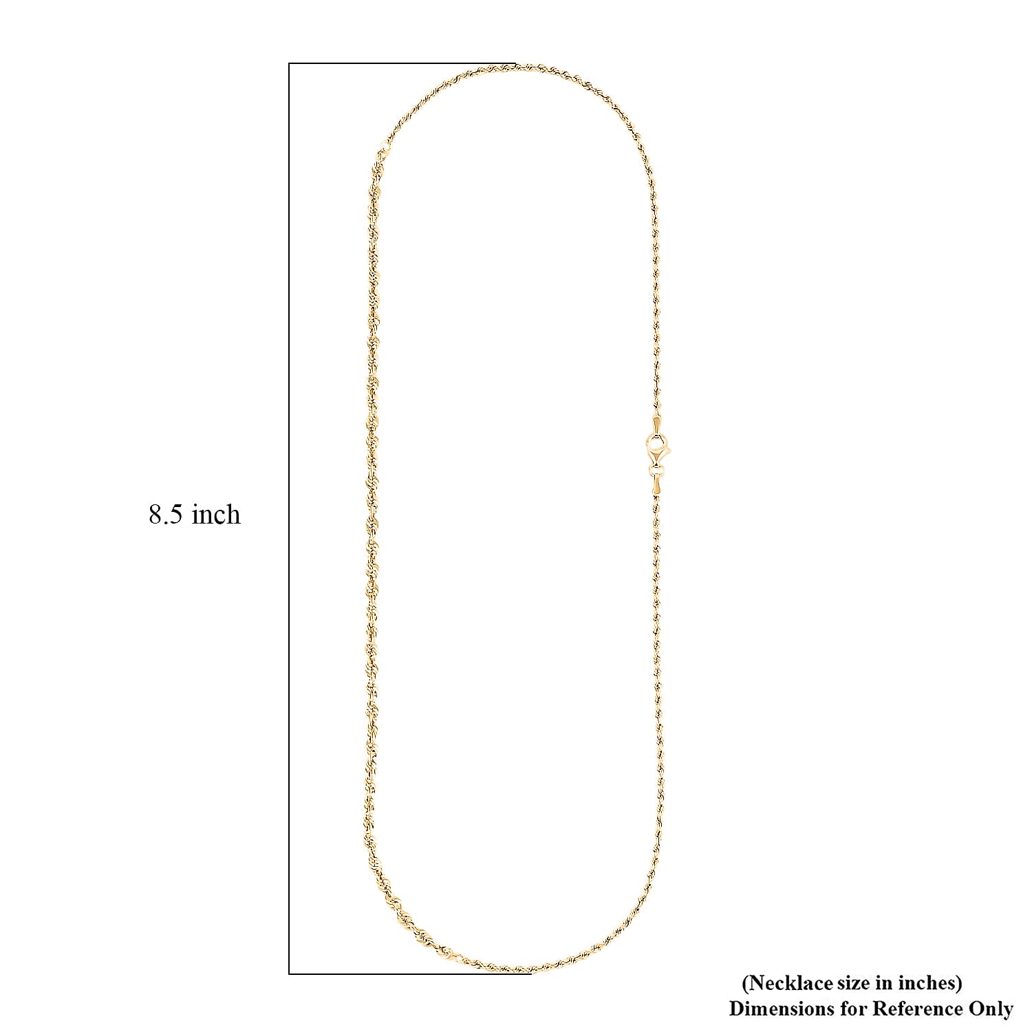 Italian 10K Yellow Gold Graduated Mirror Rope Necklace 20 Inches 3 Grams