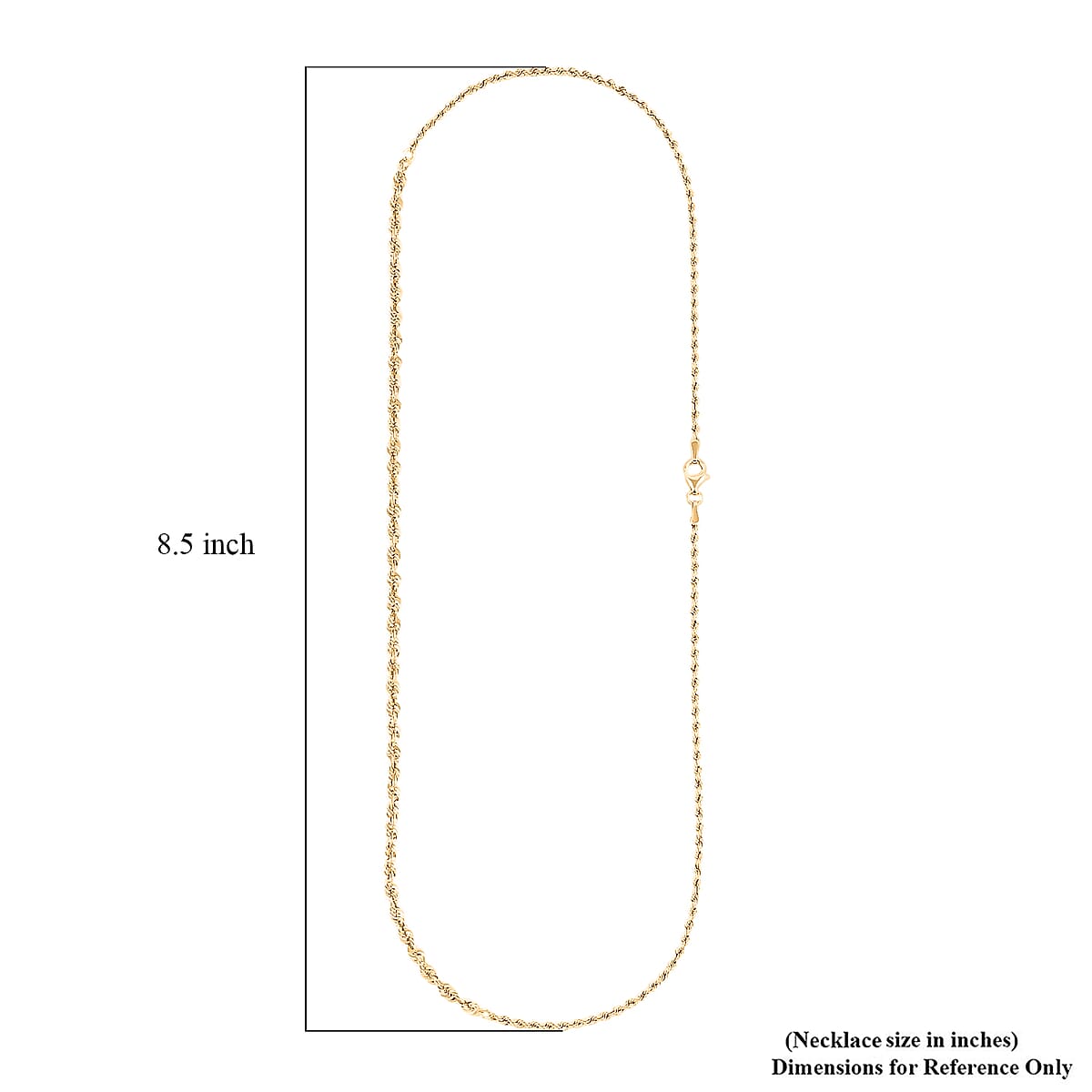 Italian 10K Yellow Gold Graduated Mirror Rope Necklace 20 Inches 3 Grams image number 4