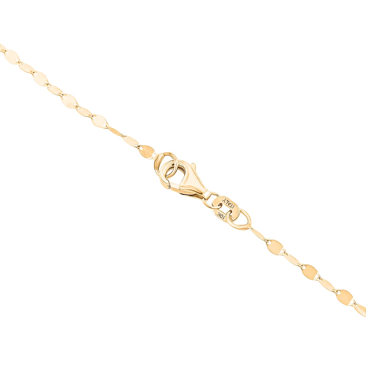 Beaded Petali Chain Necklace in 10K Yellow Gold 1.2 Grams 20 Inches image number 3