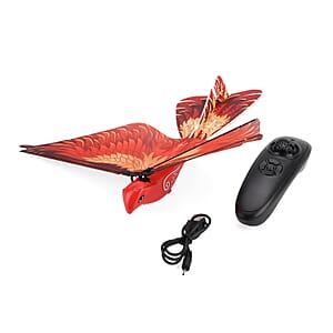 Livmore Red Bionic Remote Control Bird Aircraft Toy