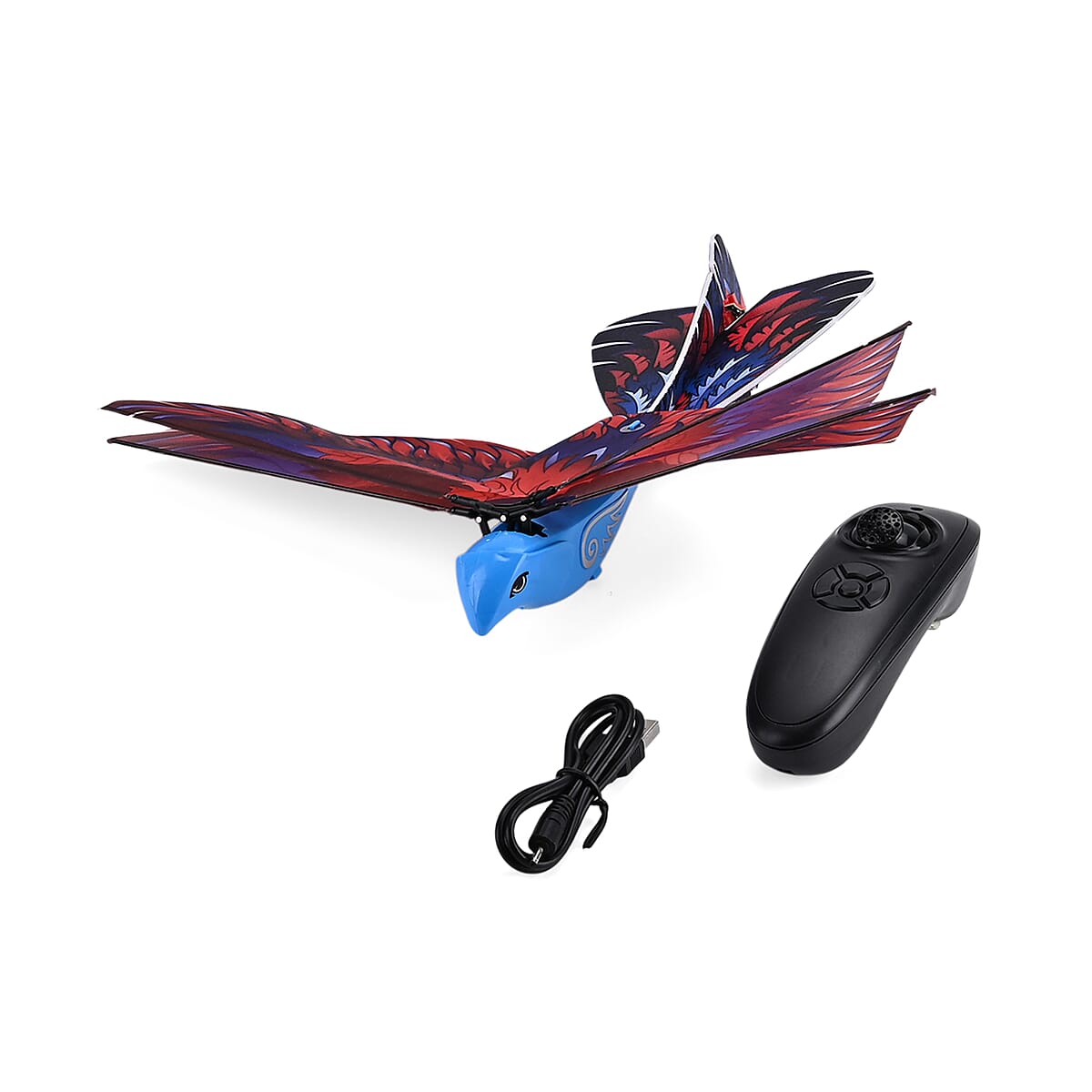 Livmore Blue Bionic Remote Control Bird Aircraft Toy image number 0