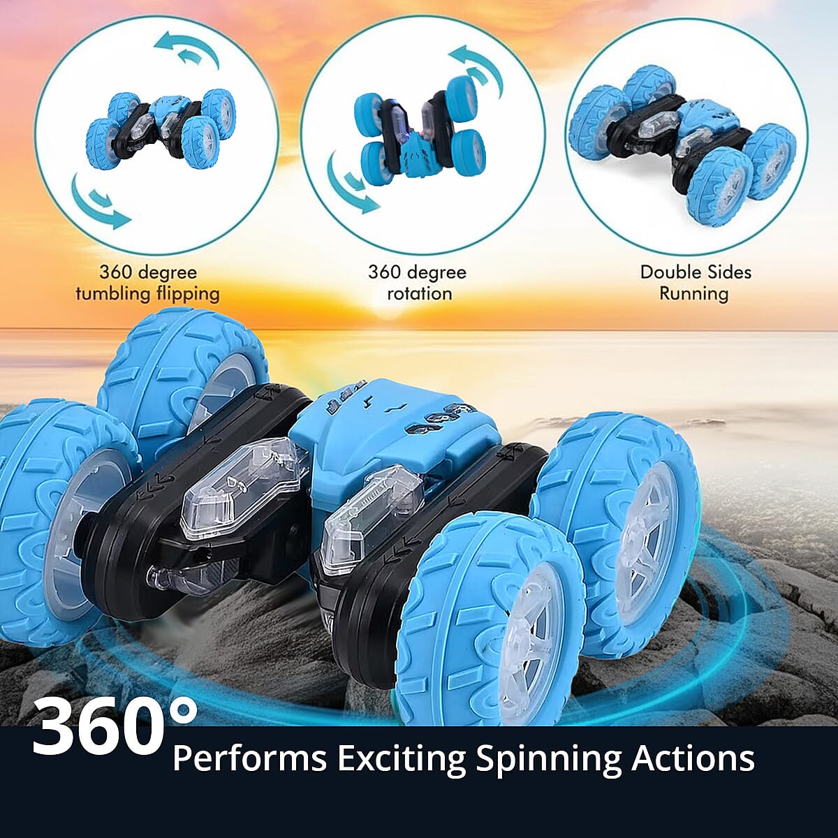 Livmore Blue Butterfly Remote Control Car Toy image number 2